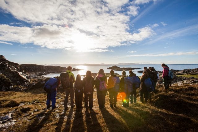 Outward Bound Trust group circle